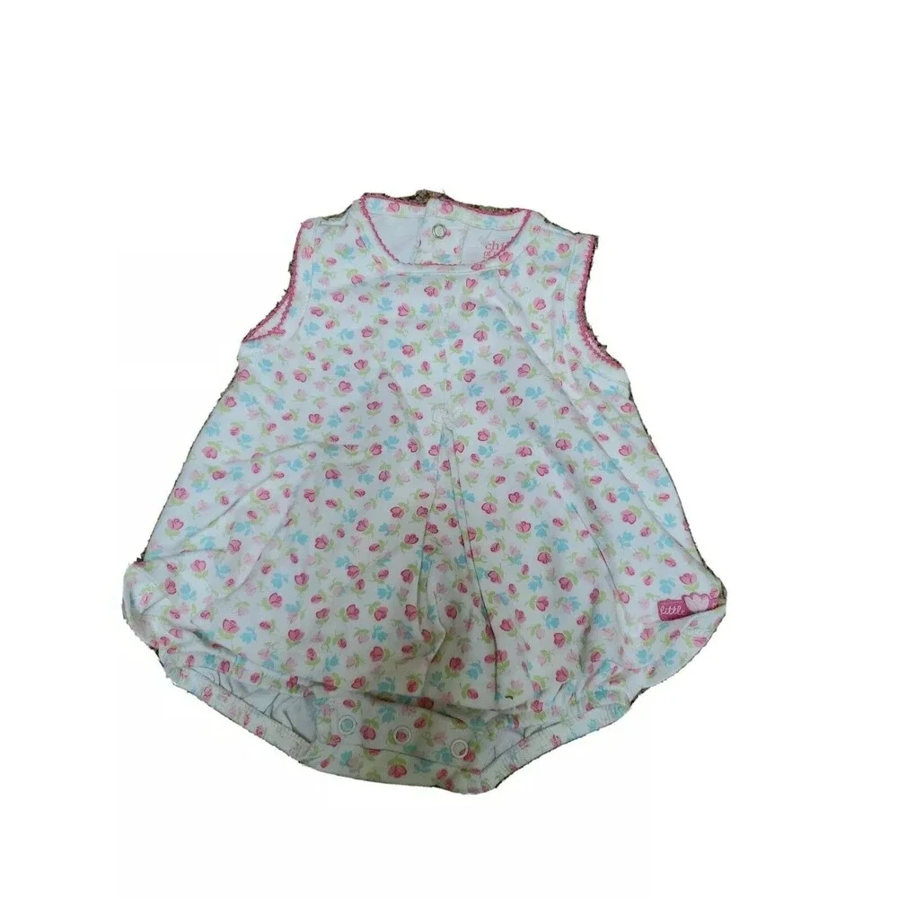 Girl's 3-6 month Child of mine Carter's flowers dress romper